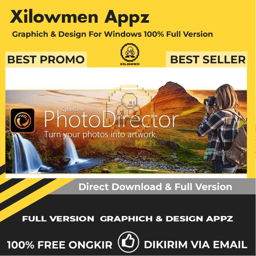 [Full Version] CyberLink PhotoDirector Ultra Pro Design Graphics Lifetime Win OS