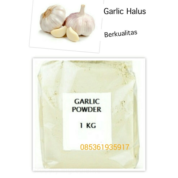 

Bawang Pure Garlic Powder 1Kg / Bawang Putih Halus Asli 100%