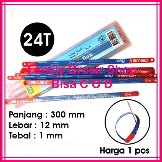 Mata Gergaji Besi Flex UJIRA 24T Mata Gergaji Kayu, Plastik, PVC