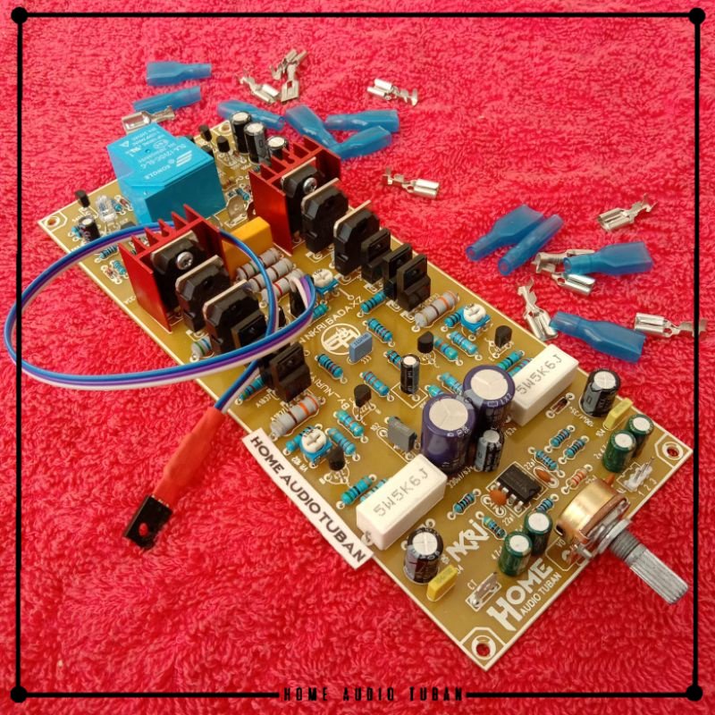 Kit Driver Amplifier NKRI BADAK plus INBAL dan PROTEKTOR PCB fiber fr4
