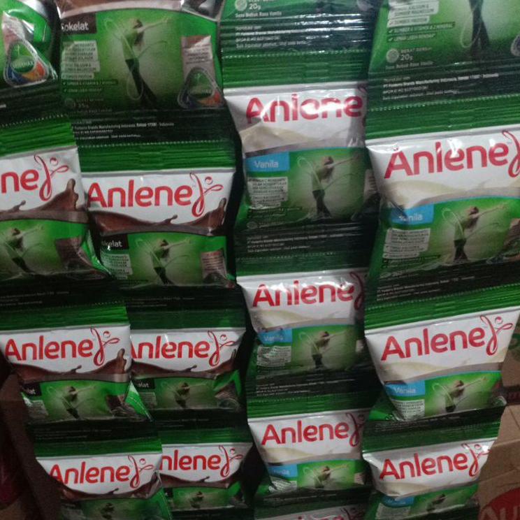 ORIGINAL% (PROMO) Susu Anlene sachet 25gr Renceng Utuh( isi 10 sachet)