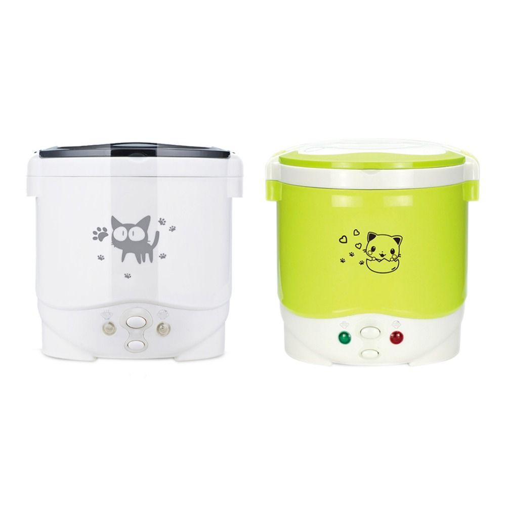 [Elegan] Rice Cooker Portable Mini Untuk Perjalanan Mobil Removable Rumah Tangga Panci Listrik Masak