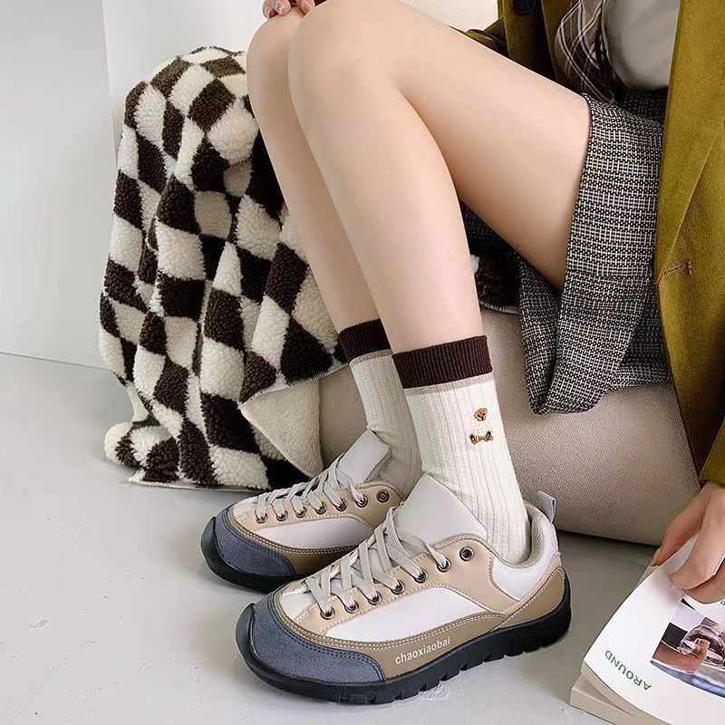 ⭐️𝐈𝐇𝐒 𝟗𝟐𝟑 𝐋𝐚𝐦𝐩𝐮𝐧𝐠⭐️Kaos Kaki Pria Wanita Panjang Setinggi Betis Motif Garis New Summer Socks