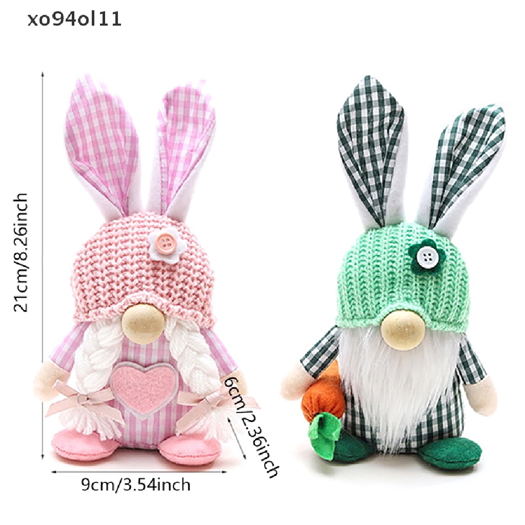 Xo 2023boneka Kelinci Gnome Tanpa Wajah Paskah Handmade Reusable Home Decoration OL