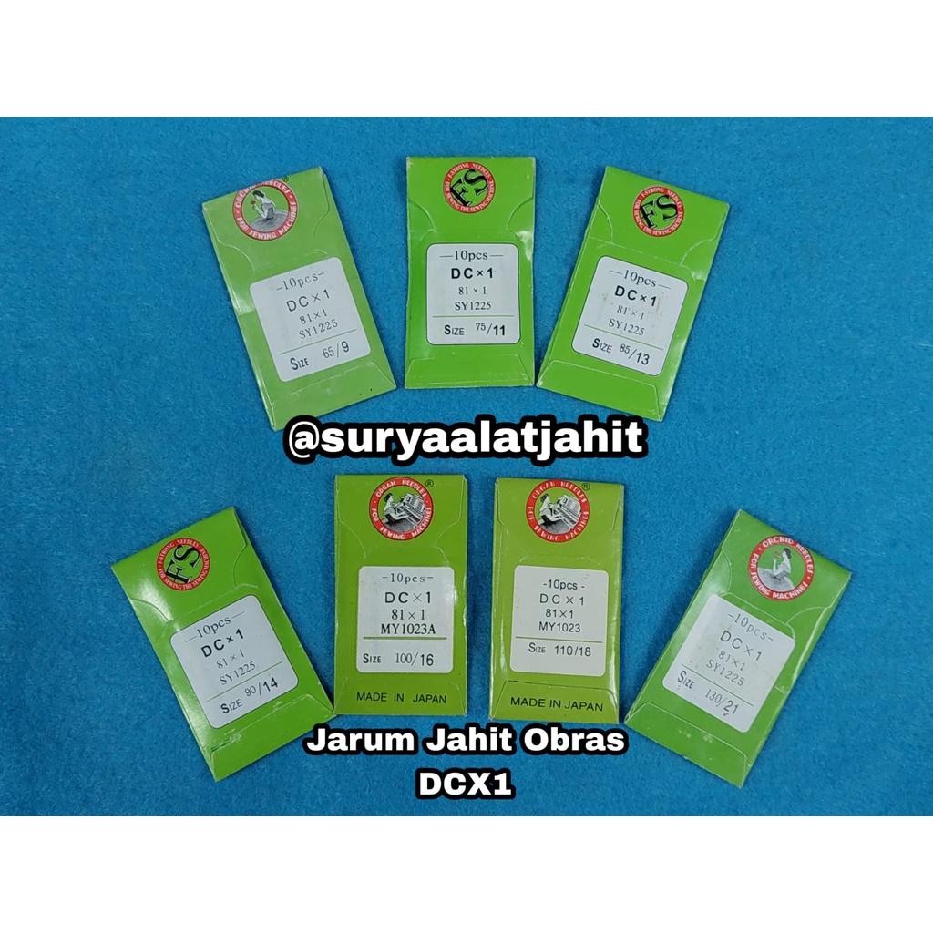 Jarum F-Strong DCx1 (untuk Obras) #9-11-13-14-16-18-21 rp.7.000/bks