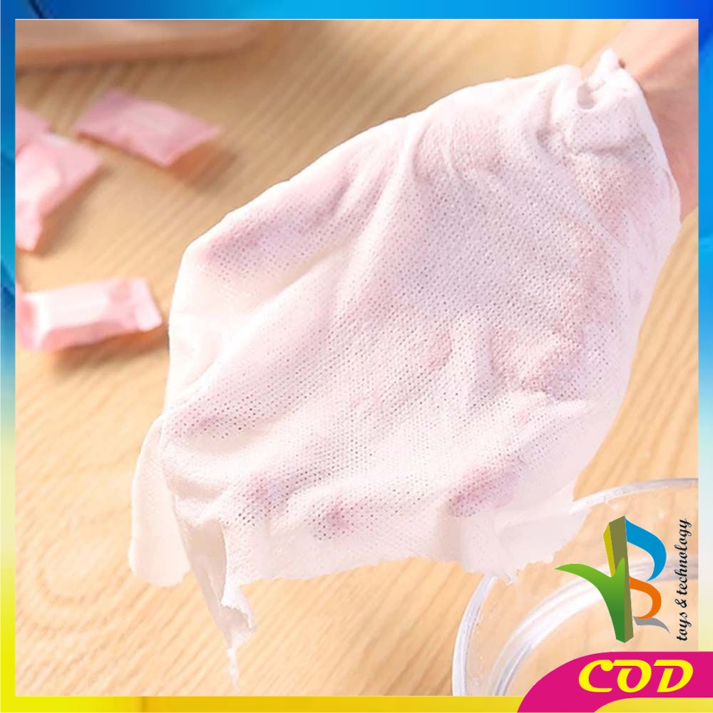 RB-K142 Tissue Bulat Mini Travel Sekali Pakai / Masker Wajah Kompres Towel Portable Tisu Bentuk Permen / Travelling Compressed Paper Mask Sheet Import
