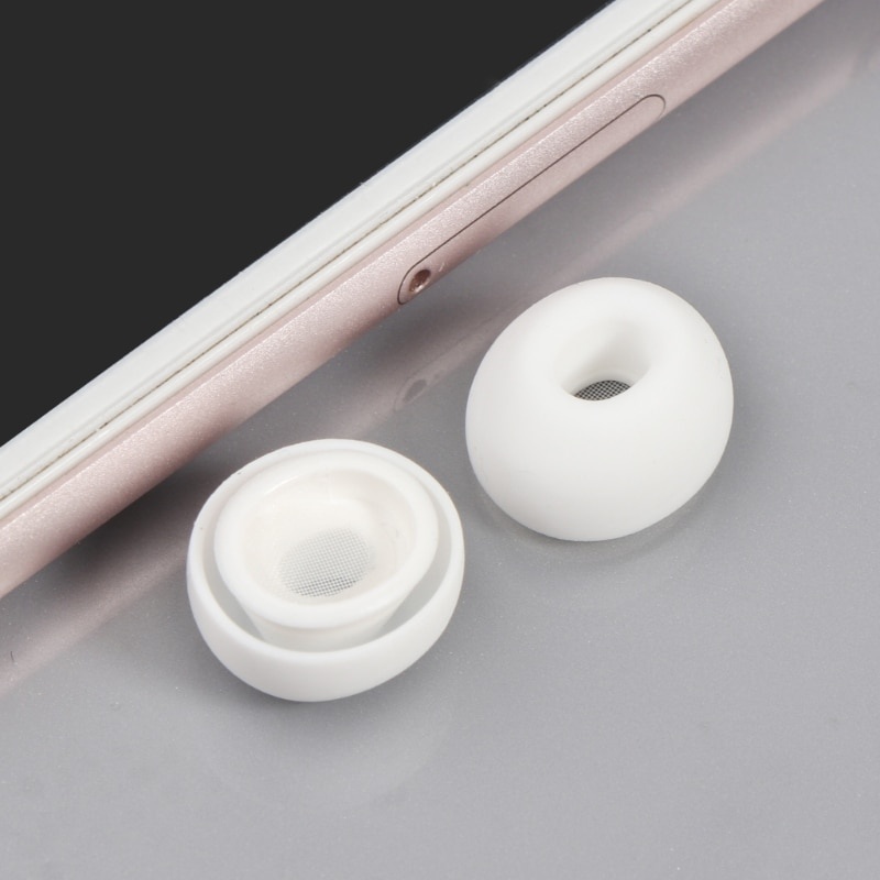 Earbud Tips Pengganti Earbud Airpods Pro, S/M/L 3ukuran Karet Silikon Flexible Ear Tips Bud Wing Tips