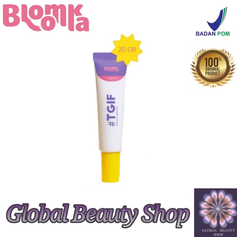 Bloomka TGIF Acne Spot Treatment Clay Cream ( Obat Totol Jerawat )