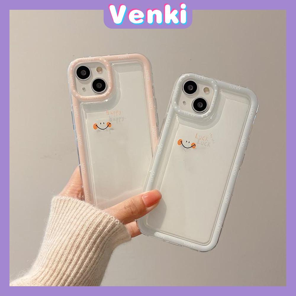 Case For iPhone 14 Pro Max Soft TPU Clear Jelly Airbag Couple Case Cute Smiley Camera Protection Shockproof For iPhone 14 13 12 11 Plus Pro Max 7 Plus X XR