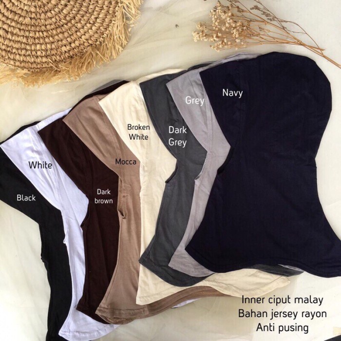 [TERBARU] CIPUT NINJA ANTEM / INNER JILBAB / DALEMAN KERUDUNG / INNER HIJAB - Hitam