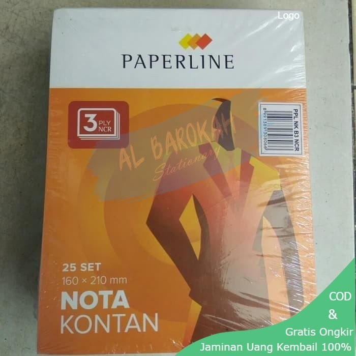 

Nota Kontan 3 Ply Besar Paperline