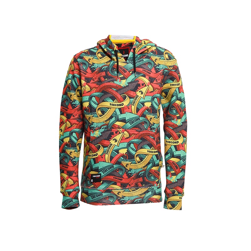 3Second Kids Original Jaket Hoodie Arrow Polyester Full Printed Anak Laki-laki Free 030422