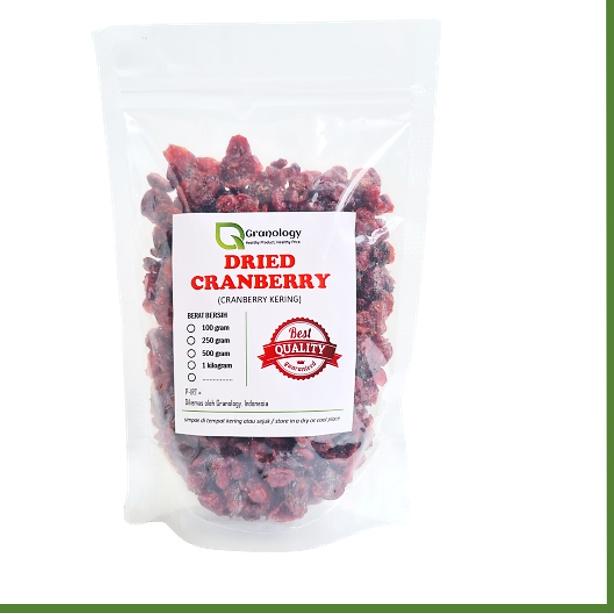 

➸ Cranberry Kering / Dried Cranberry (500 Gram) by Granology ۞