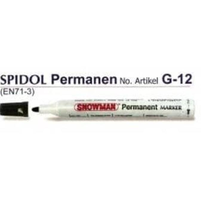 

V81 Spidol Permanen Snowman G - 12 TREND KEKINIAN ㅉ