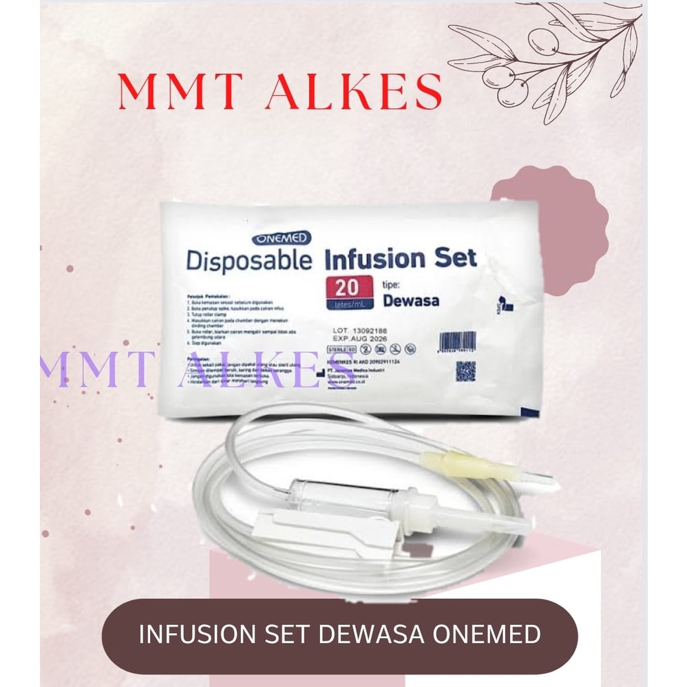 Infusion set Infuset onemed Anak Dan Dewasa Disposable