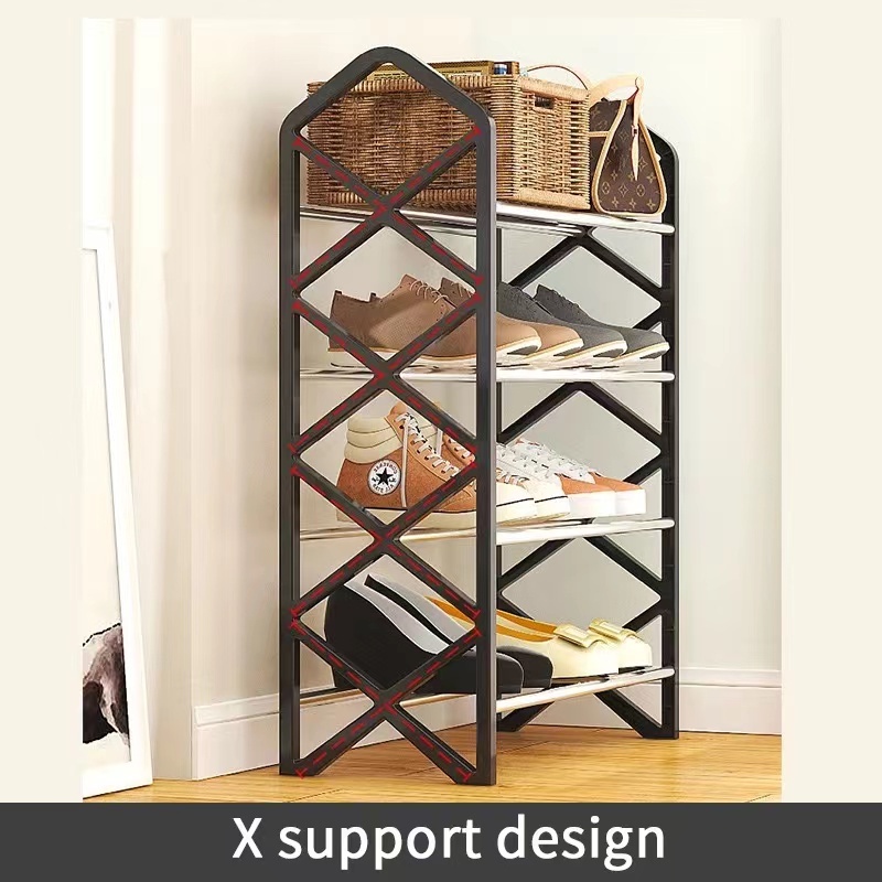 Rak Sepatu Stainless 4 susun serbaguna / Rak Sepatu 4susun Multifungsi