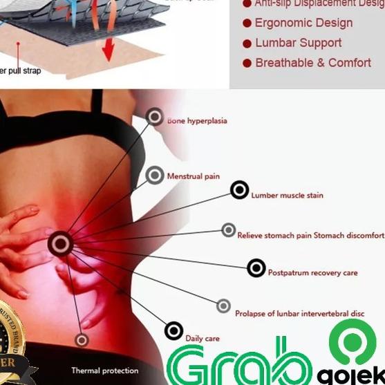 ❉ PROMO 256 magnet terapi pinggang sendi syaraf ◘