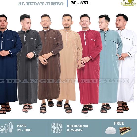 Siap Kirim.. Baju gamis laki laki dewasa - pakaian muslim pria - baju sholat pria - baju jubah pria 