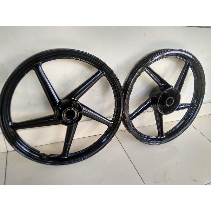 pelek vleg velg racing copotan smash 110 shogun 125 sepasang copotan gress ori original