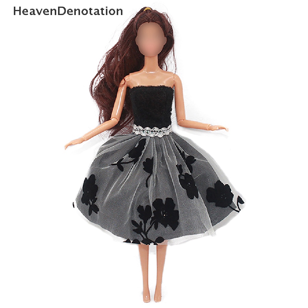 [HeavenDenotation] 1pc 30cm Dress Boneka Indah Bra Rok Boneka Dress Gaun HDV