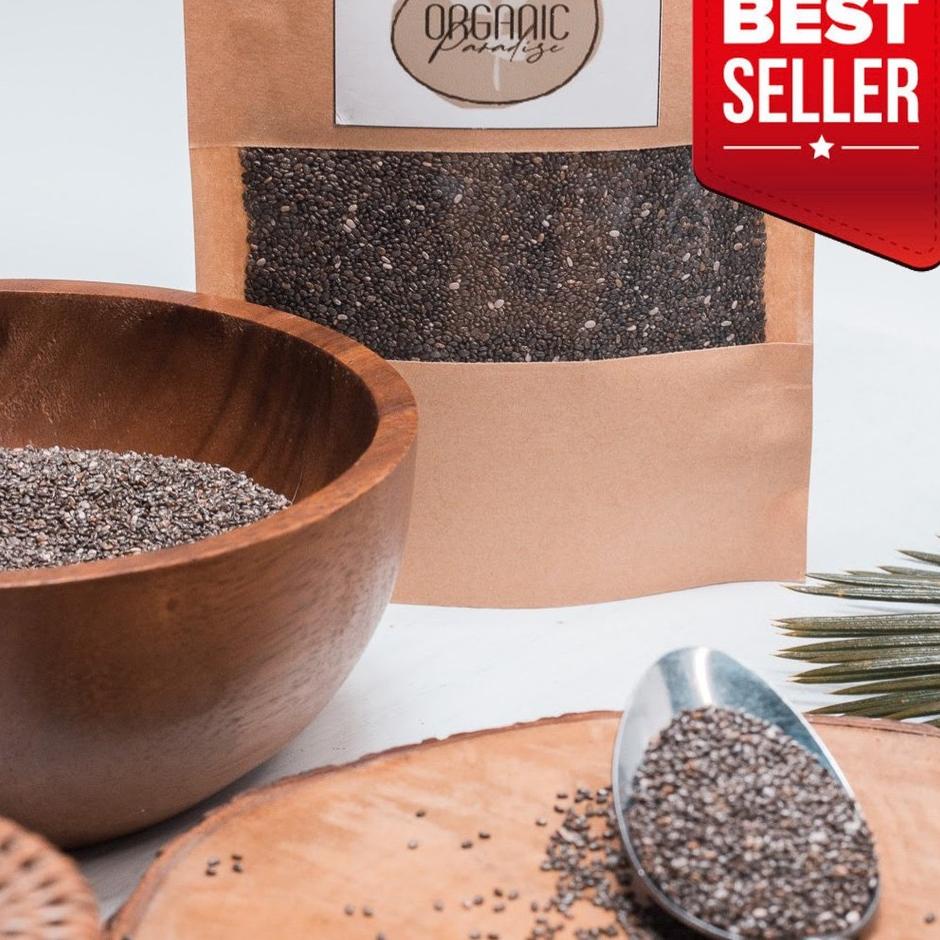 

☈ Black Chia seed 1 KG Premium Organic Paradise ✸