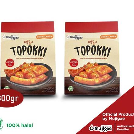 

☉ PAKET ISI 2 - Mujigae Topokki 300 gr / Teokbokki Instan / Tokpoki / Tteokbokki / Topoki ۝