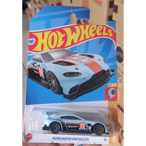 hotwheels ASTON MARTIN VANTAGE GTE HW TURBO GULF SERIES