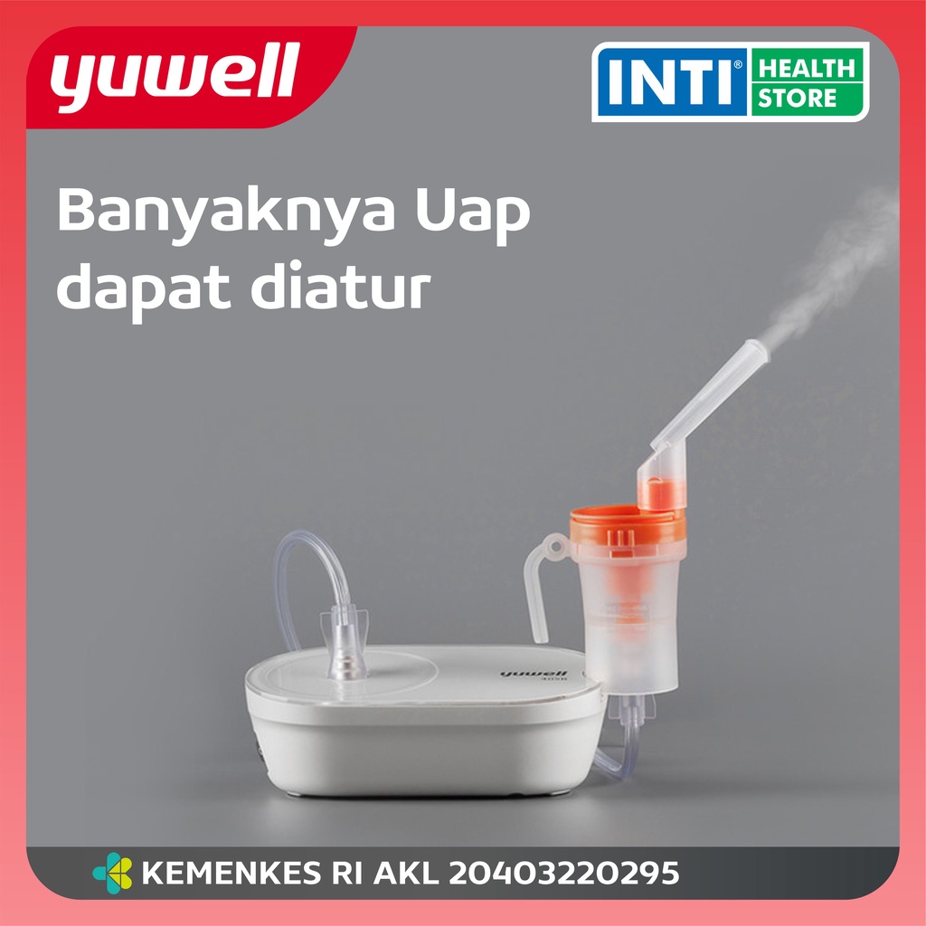 Yuwell Nebulizer Portable Air Compressor 405B | Alat Uap Batuk Pilek