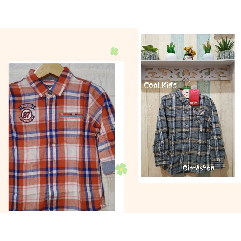 Kemeja Anak laki laki cool kids cool baby/cool kids