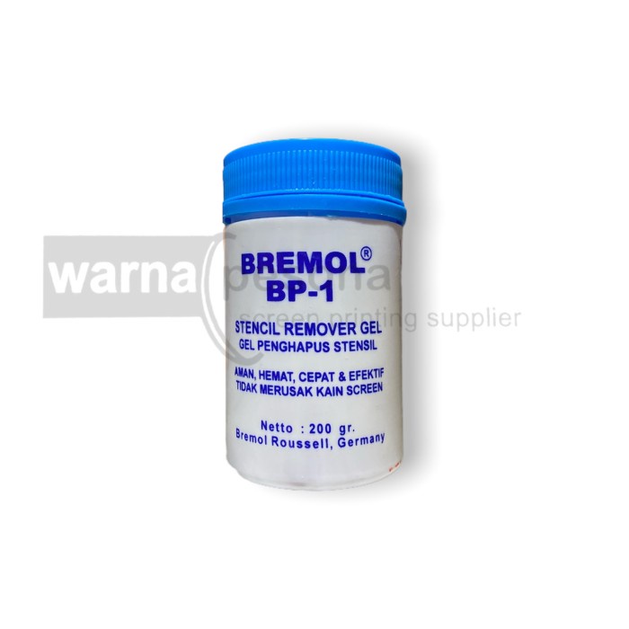 

Bremol BP-1 Penghapus Obat Afdruk Sablon REMOVER GEL (200 gram)