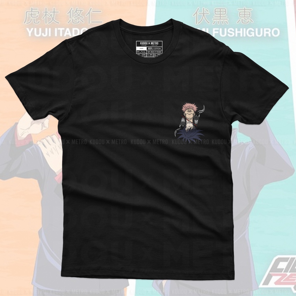 Tshirt Sukuna Inside Black Itadori Anime Manga Jujutsu Kaisen Premium Unisex