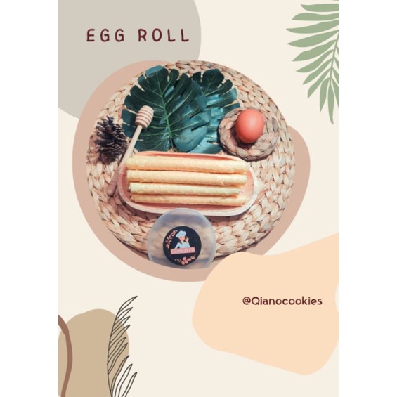 

Egg Roll cemilan enak, renyah,teman ngunyah