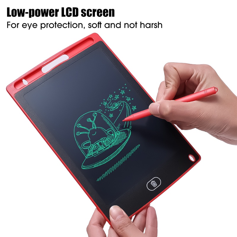 8.5 Inch Children Graffiti LCD Electronic Drawing Board / Portable One Click Delete Rewritable Writing Tablet / Home Baby Painting Educational Toy