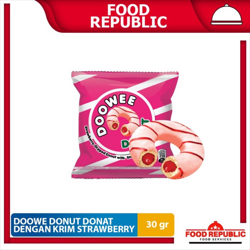 Rebisco Doowee Donut 30 gr Donat Salut Dengan Isian Krim Snack Viral