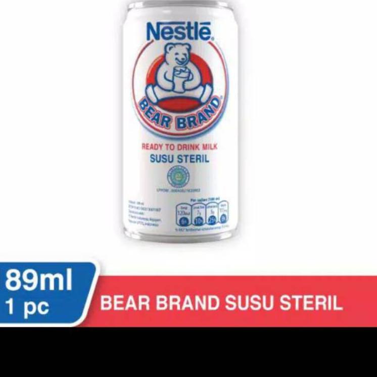 

Free Ongkir BEAR BRAND Susu Kaleng Susu Beruang 189ml