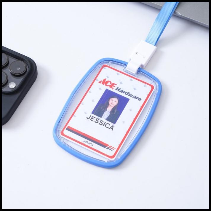 Ace - Ataru Holder Id Card Clear Dengan Frame