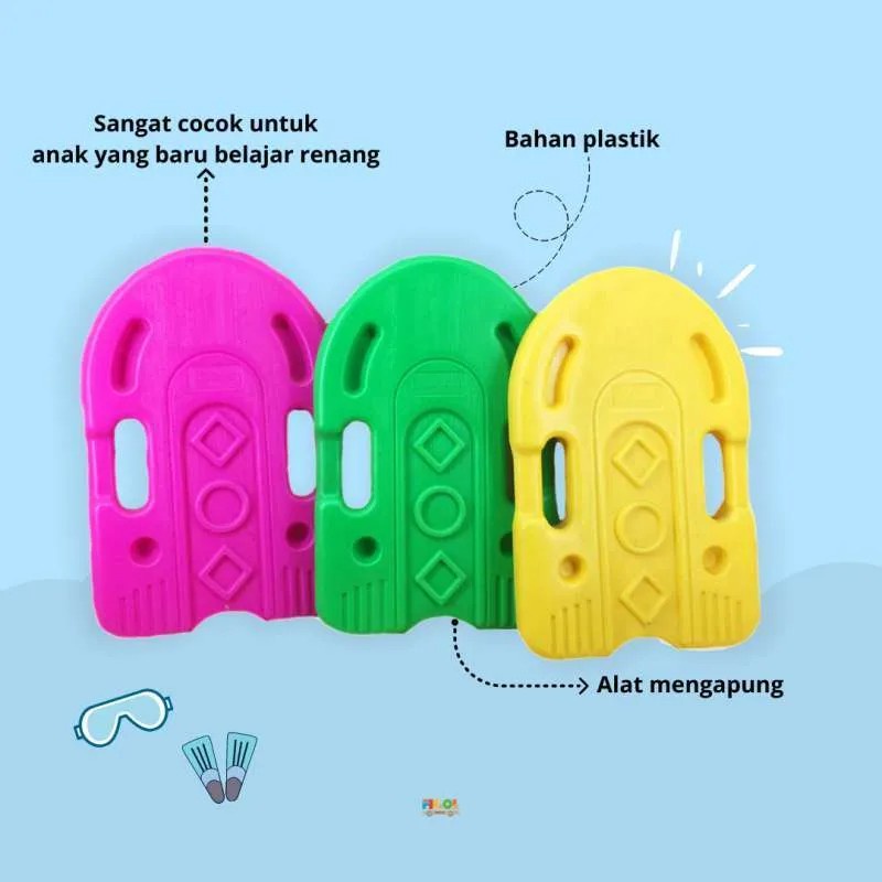 Papan Luncur Anak Belajar Renang Peluncur Pelampung Scuba Swimming KickBoard