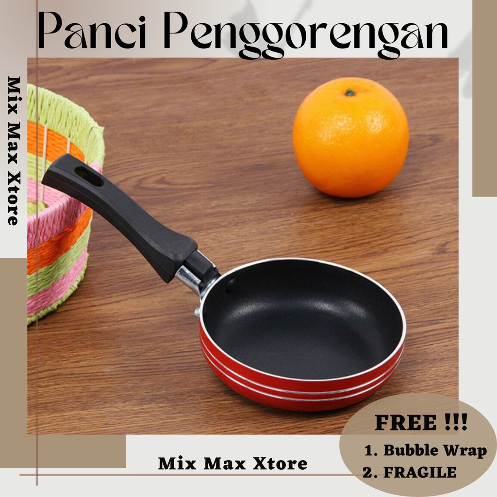 Panci Penggorengan Mini Telur Omelet Burger 12cm Nonstick Frying Pan - Mix Color