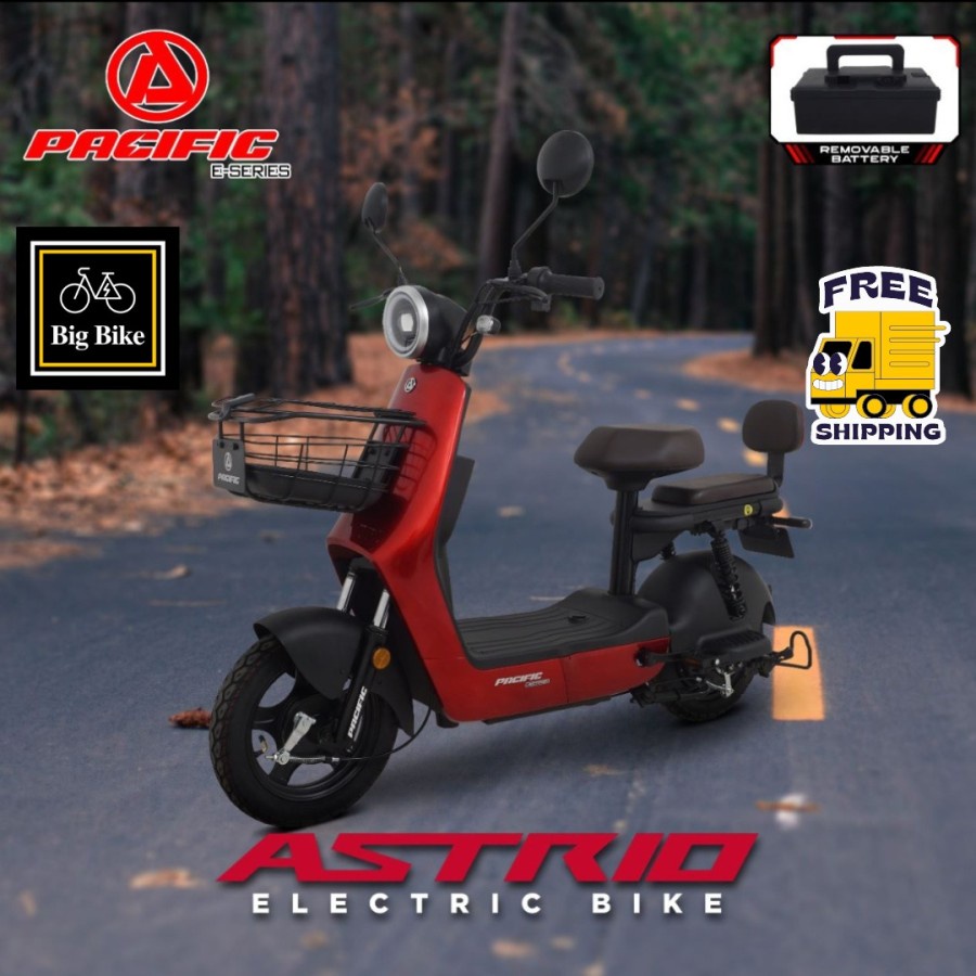 SEPEDA LISTRIK ASTRIO PACIFIC EXOTIC SEPEDA MOTOR LISTRIK