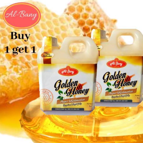 

♔ Paket GOLDEN HONEY Al-Bany Nett 1kg beli 1 gratis 1 ➹