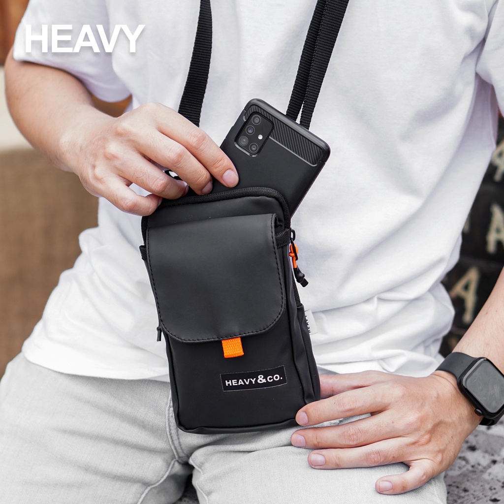 Heavy Pouch Wallet Phone Waterproof | Tas Selempang Hp Heavy | Sling Pouch Bag Handphone