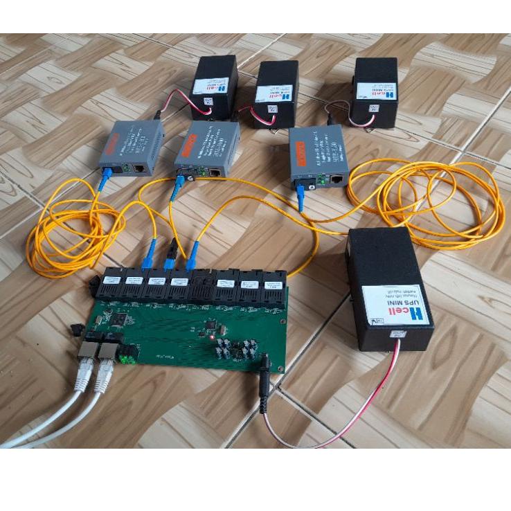 Super Belanja ups mini plus batrai cocok untuk htb, router, swict hub