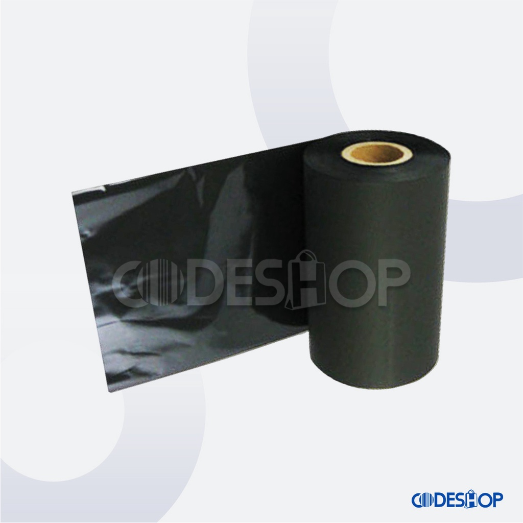 Ribbon Premium Wax CODESHOP 110x300M Pita Printer Barcode 110x300M