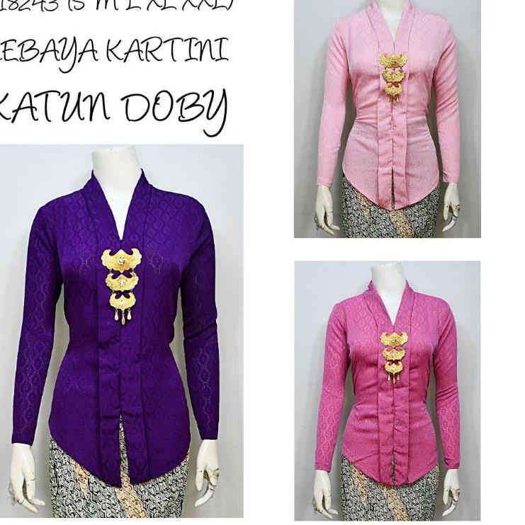 ❀ Indah KEBAYA MODERN KARTINI LENGAN PANJANG KATUN DOBY KEBAYA WISUDA KEBAYA KATUN KEBAYA AKAD KEBAY