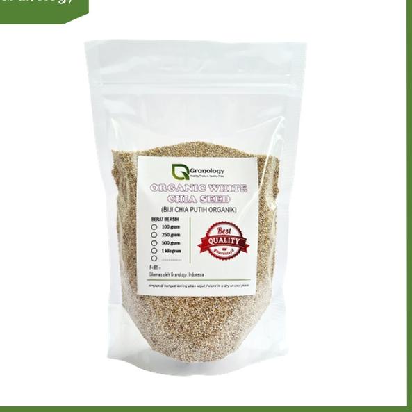 

۝ Organic White Chia Seed Peru (500 gram) by Granology ♠