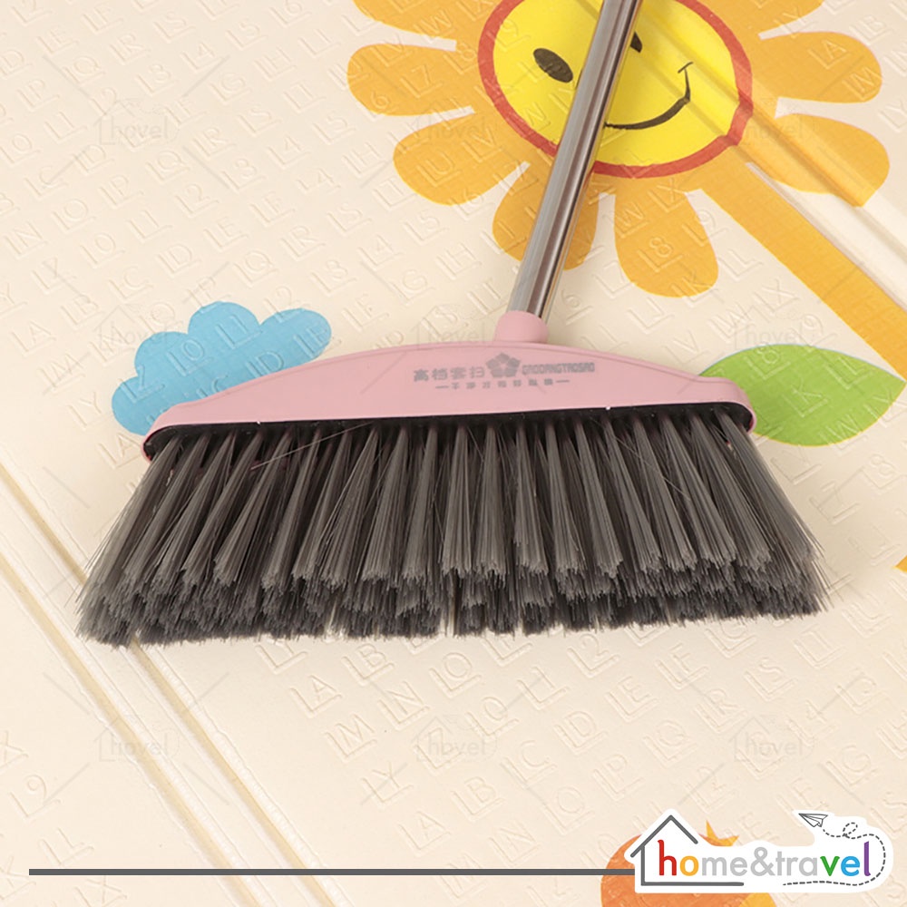 HOVELSHOP Set Sapu Pengki Alat Pembersih Lantai  2 in 1 Kombinasi Broom Set Dustpan