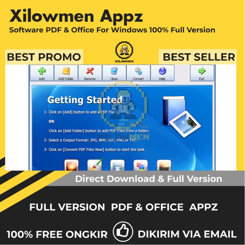 [Full Version]  PDF To JPG Converter Pro PDF Office Lifetime Win OS