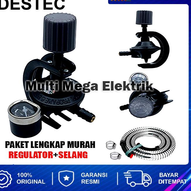 ☈ REGULATOR KOMPOR GAS / REGULATOR GAS / REGULATOR / SELANG REGULATOR KOMPOR GAS / REGULATOR DESTEC 