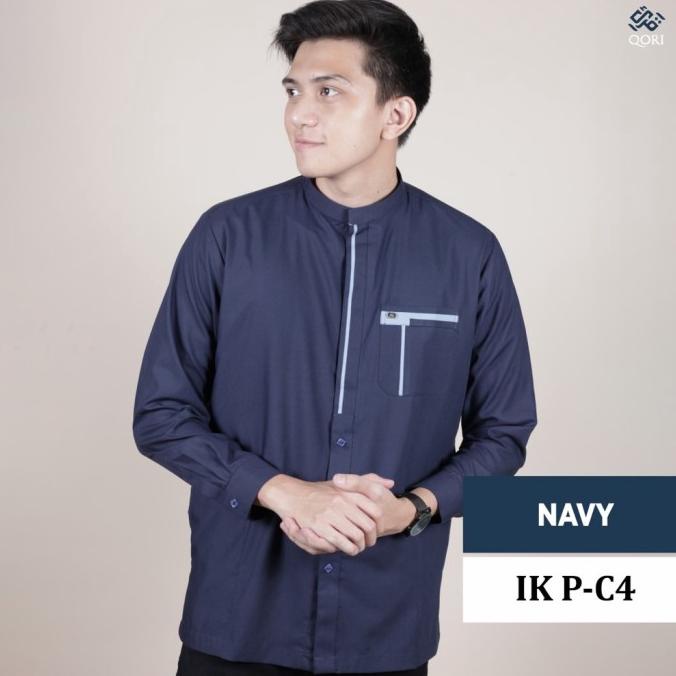 Qori Apparel Baju Koko Casual Ikram (Lengan Panjang)