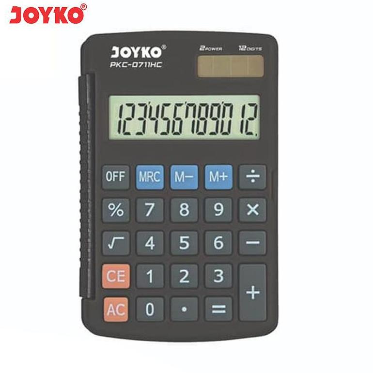

F25 Joyko PKC-0711HC Calculator Kalkulator [12 Digits] Murah BEST SELLER つ